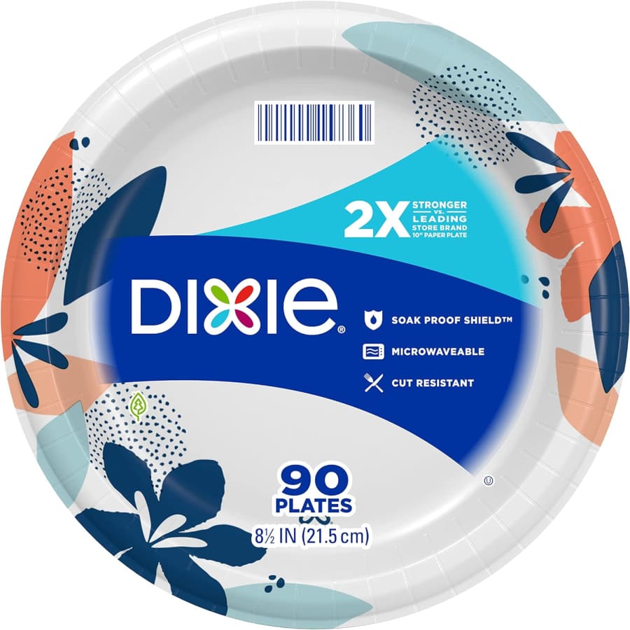 Dixie 8.5" Paper Plate 90-Pack for $5.69 w/ Sub & Save Dixie 8.5" Paper Plate 90-Pack for $5.69 w/ Sub & Save