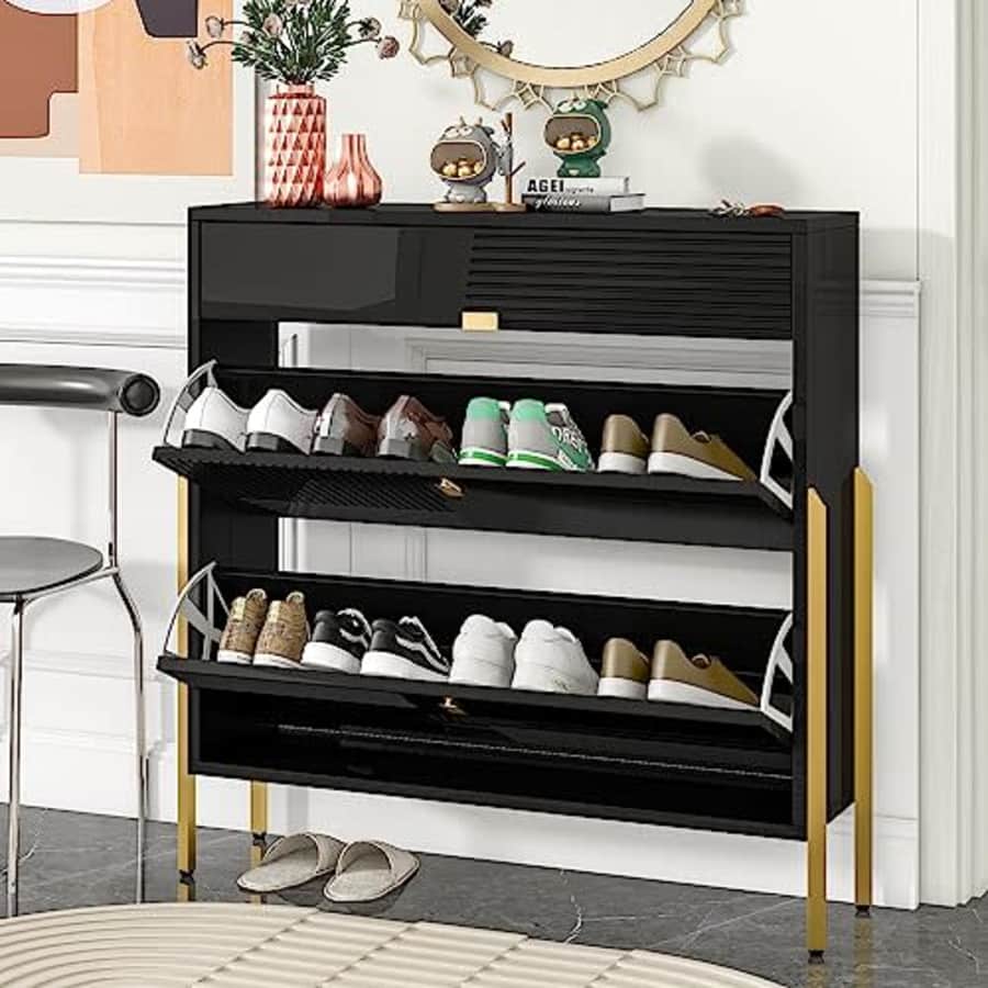 Free Standing Shoe Cabinet for $125