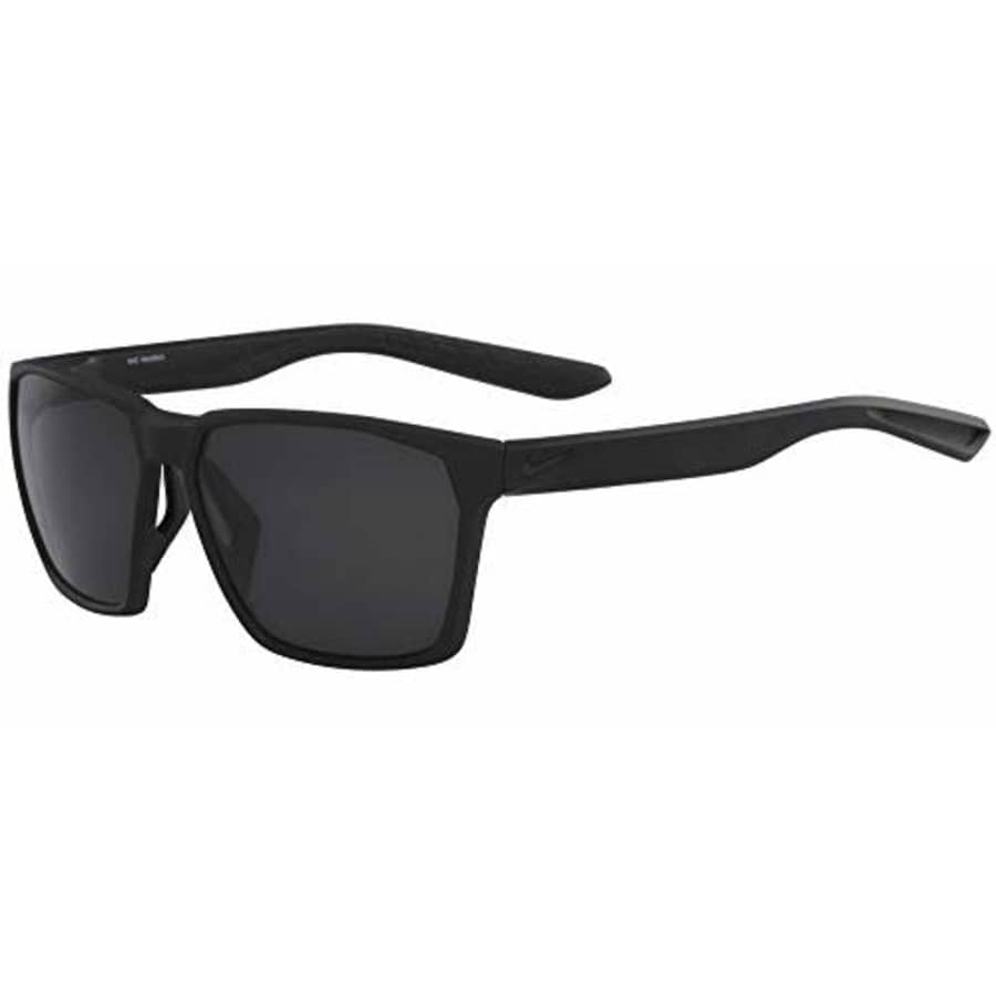 Nike EV1097-001 Maverick P Frame Polarized Grey Lens Sunglasses, Matte Black/Silver for $85