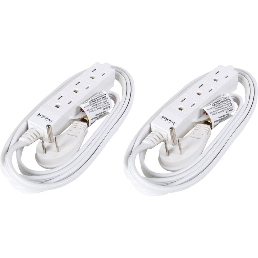 Rosewill 6-Ft. 3-Outlet Power Strip 2-Pack for $13 Rosewill 6-Ft. 3-Outlet Power Strip 2-Pack for $13