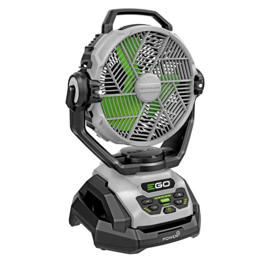 EGO 10" 56V 5-Speed Indoor/Outdoor Misting Jobsite Fan (No Battery) for $199