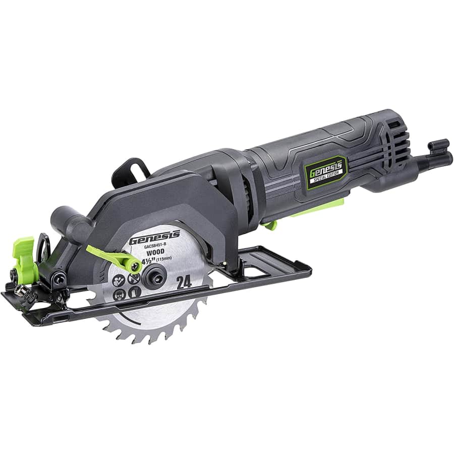 Genesis 4-Amp 4.5" Compact Circular Saw w/ Blade for $40