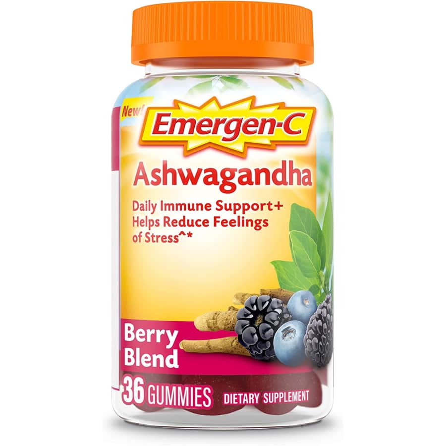 Emergen-C 36-Count Ashwagandha Gummies for $12 Emergen-C 36-Count Ashwagandha Gummies for $12