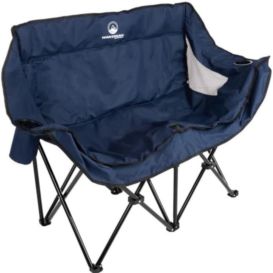 Wakeman Outdoor Loveseat for $48