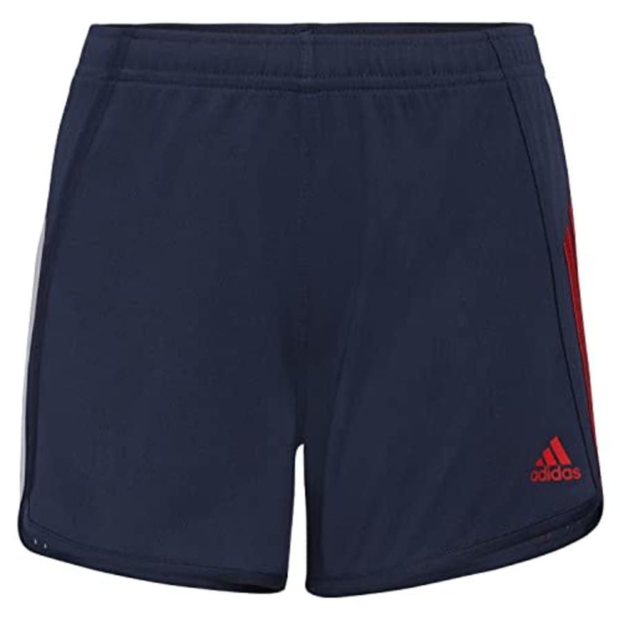 adidas Girls' Big Elastic Waistband 3 Stripe Mesh Short, Collegiate Navy, Large (14) for $19 adidas Girls' Big Elastic Waistband 3 Stripe Mesh Short, Collegiate Navy, Large (14) for $19