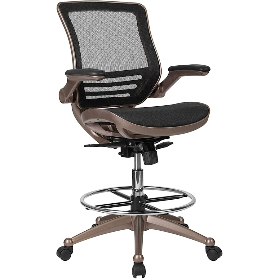 Flash Furniture Mid-Back Mesh Drafting Chair for $278