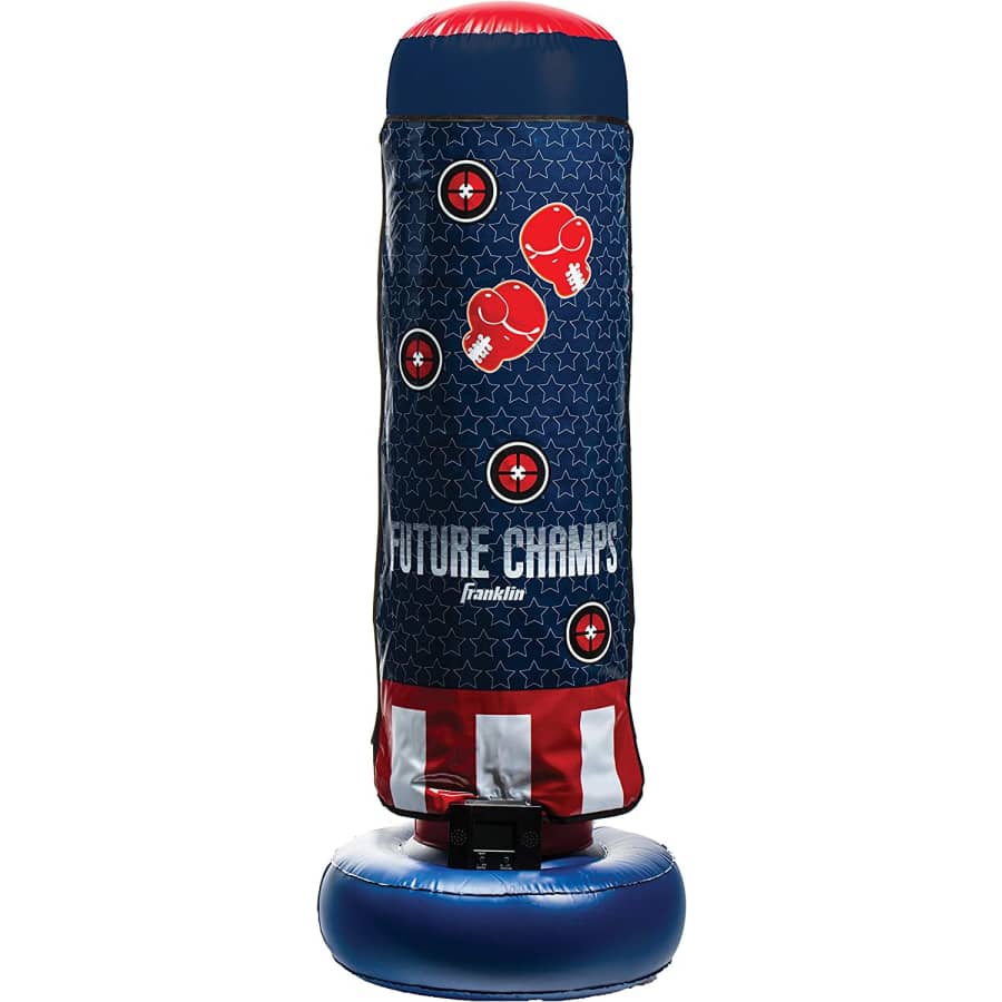 Franklin Sports Kids' Inflatable Electronic Boxing Bag for $20 Franklin Sports Kids' Inflatable Electronic Boxing Bag for $20