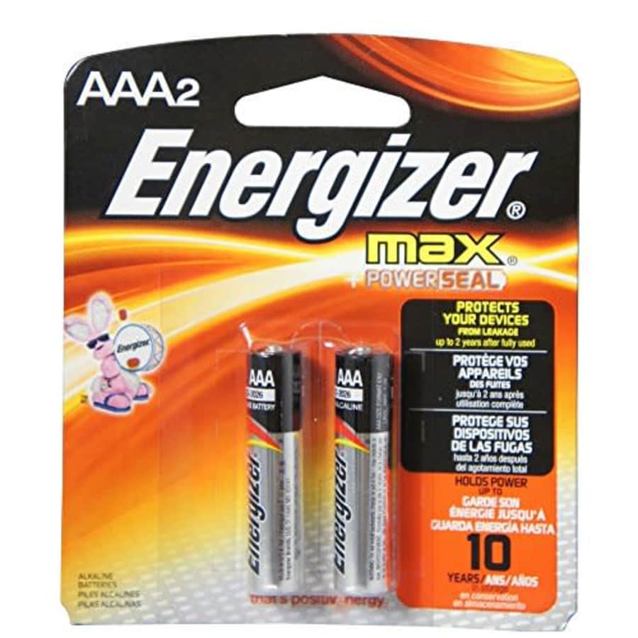 Energizer MAX Alkaline Batteries AAA 2 Each (Pack of 12) for $48