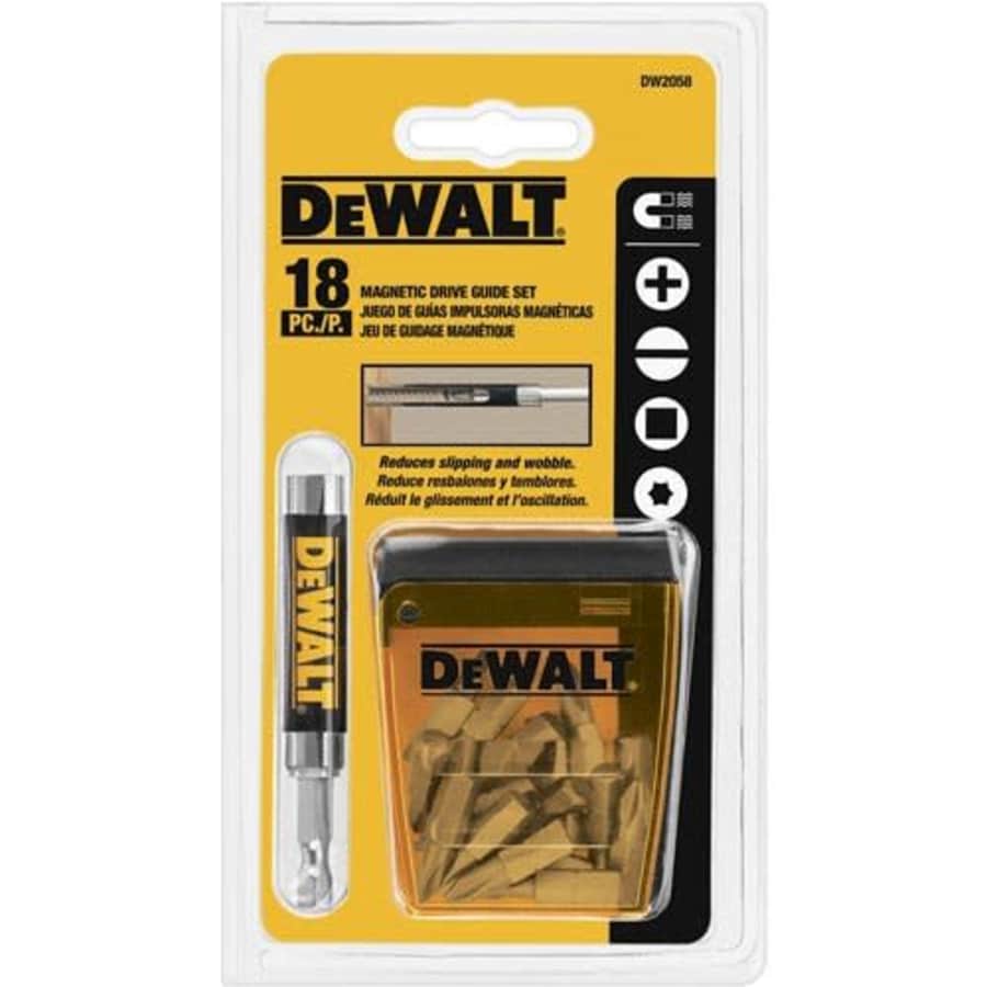 DEWALT DW2058CS Compact Magnetic Drive Guide Set, 18-Piece for $17 DEWALT DW2058CS Compact Magnetic Drive Guide Set, 18-Piece for $17