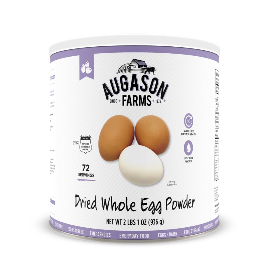 Augason Farms Dried Whole Egg Powder 33-oz. Can for $21