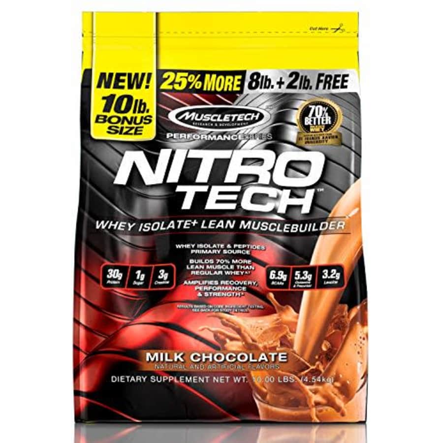 Whey Protein Powder + Creatine Monohydrate | MuscleTech Nitro-Tech Whey Isolate + Peptides | Whey for $121 Whey Protein Powder + Creatine Monohydrate | MuscleTech Nitro-Tech Whey Isolate + Peptides | Whey for $121