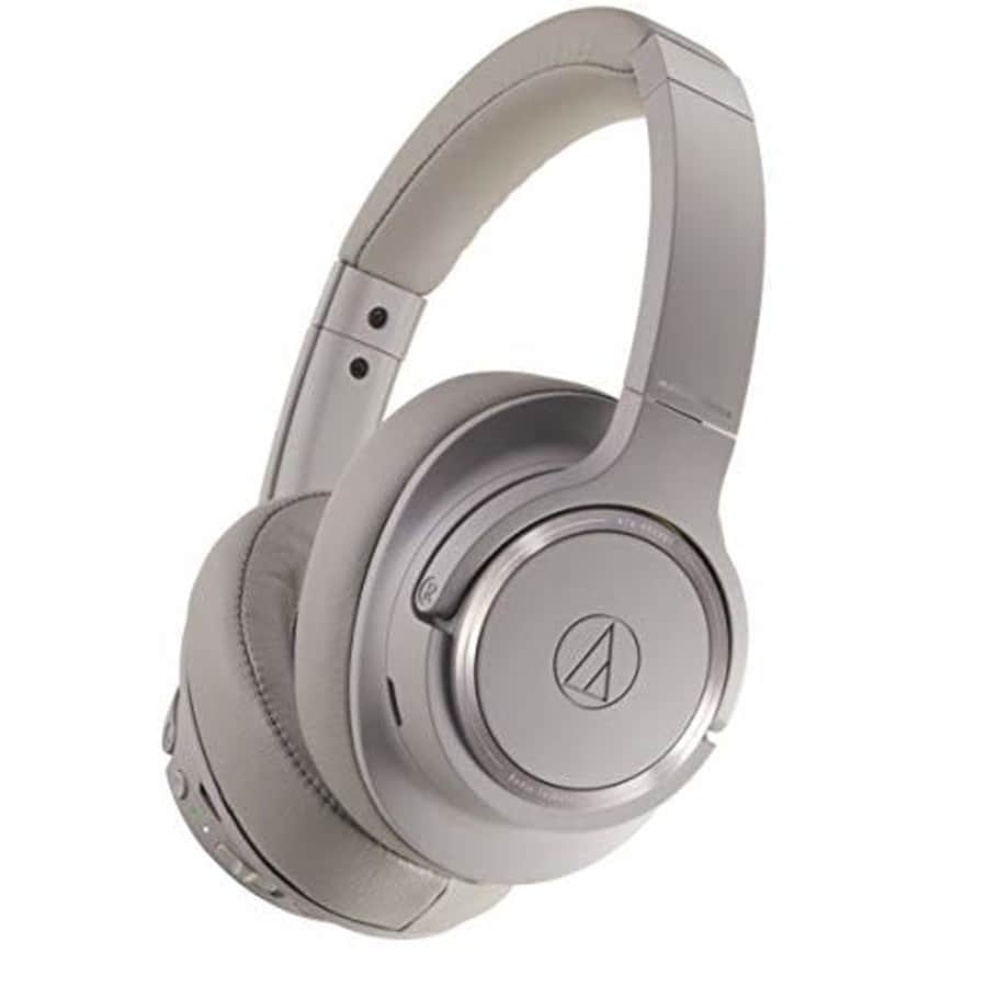 Audio-Technica ATH-SR50BT Bluetooth Wireless Over-Ear Headphones, Brown-gray for $200 Audio-Technica ATH-SR50BT Bluetooth Wireless Over-Ear Headphones, Brown-gray for $200