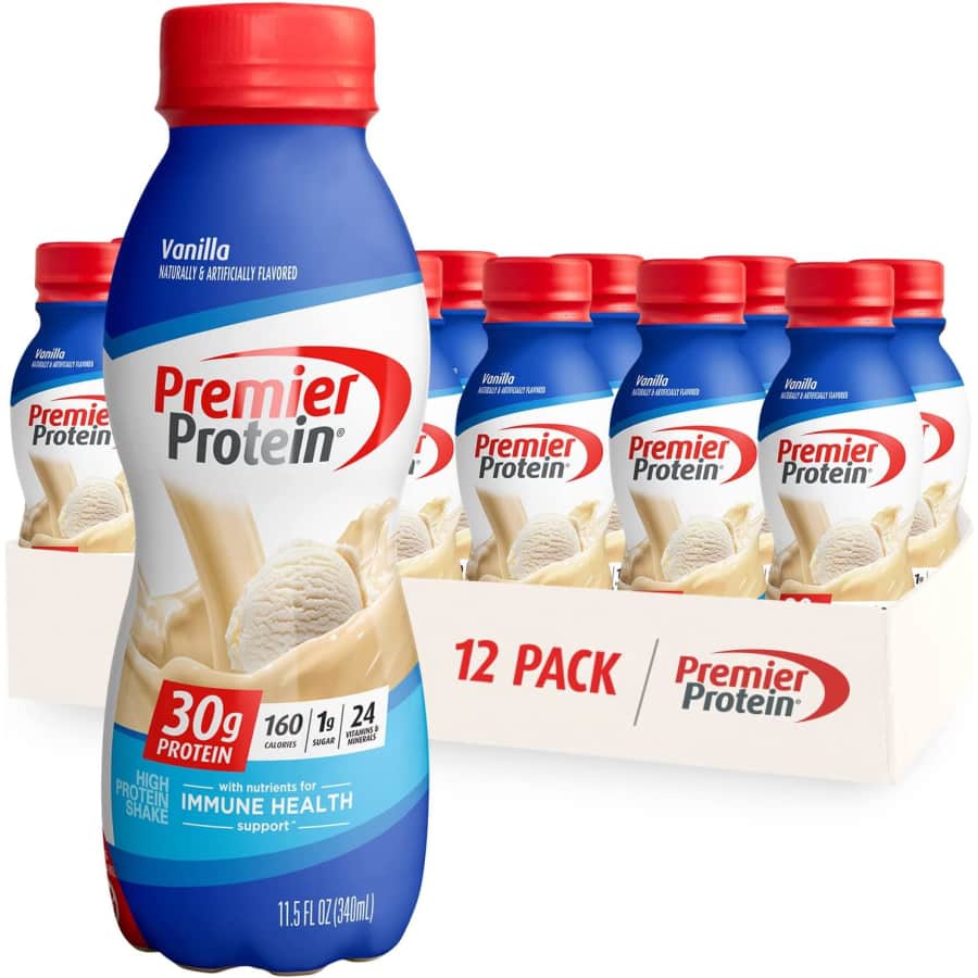 Premier Protein Shake 12-Pack for $30