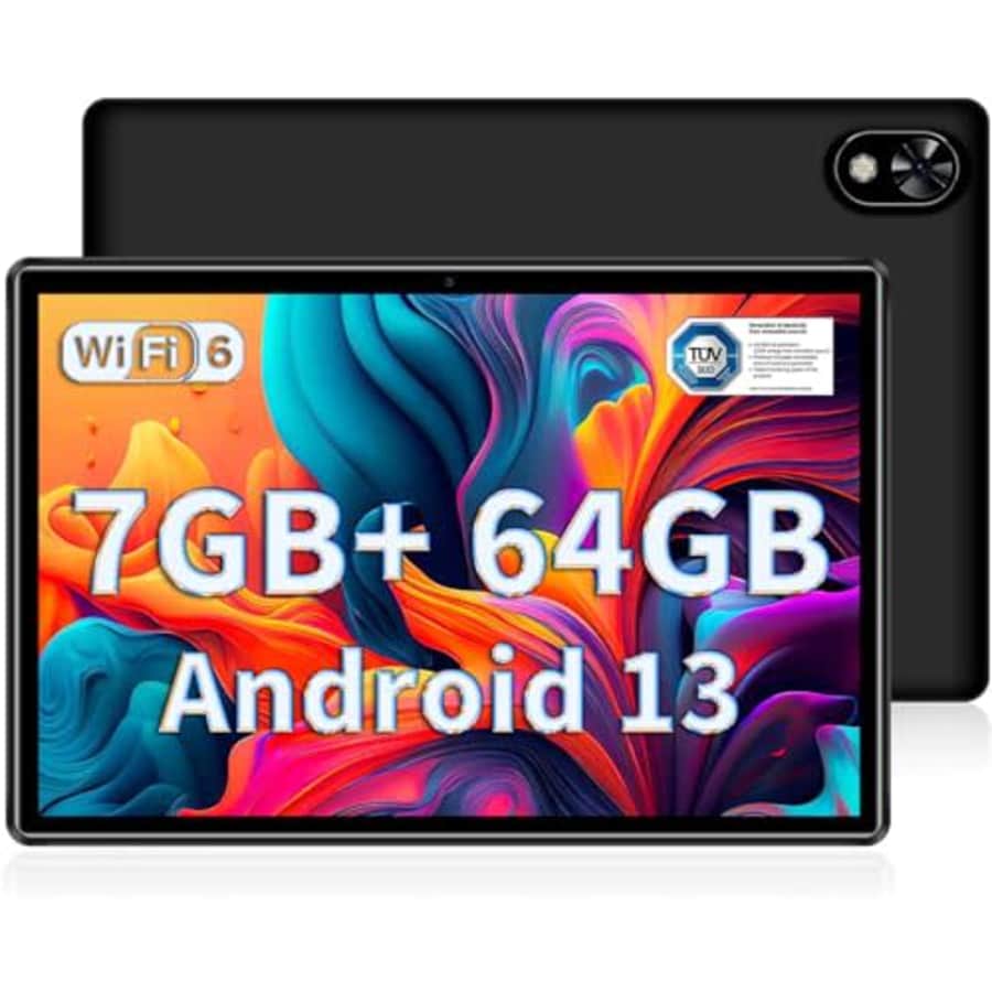 DOOGEE U9 Android 13 Tablet 10 inch Tablets,1TB Expand/64GB ROM Android Tablet with Quad-Core for $60