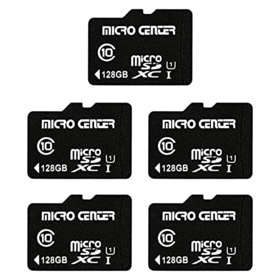 Inland Micro Center 128GB Class 10 MicroSDXC Flash Memory Card with Adapter for Mobile Device Storage for $56