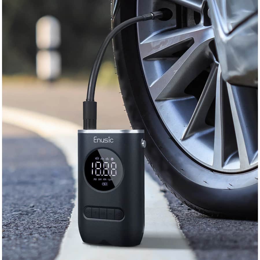 Enusic 150-PSI Cordless Digital Air Pump for $33 Enusic 150-PSI Cordless Digital Air Pump for $33