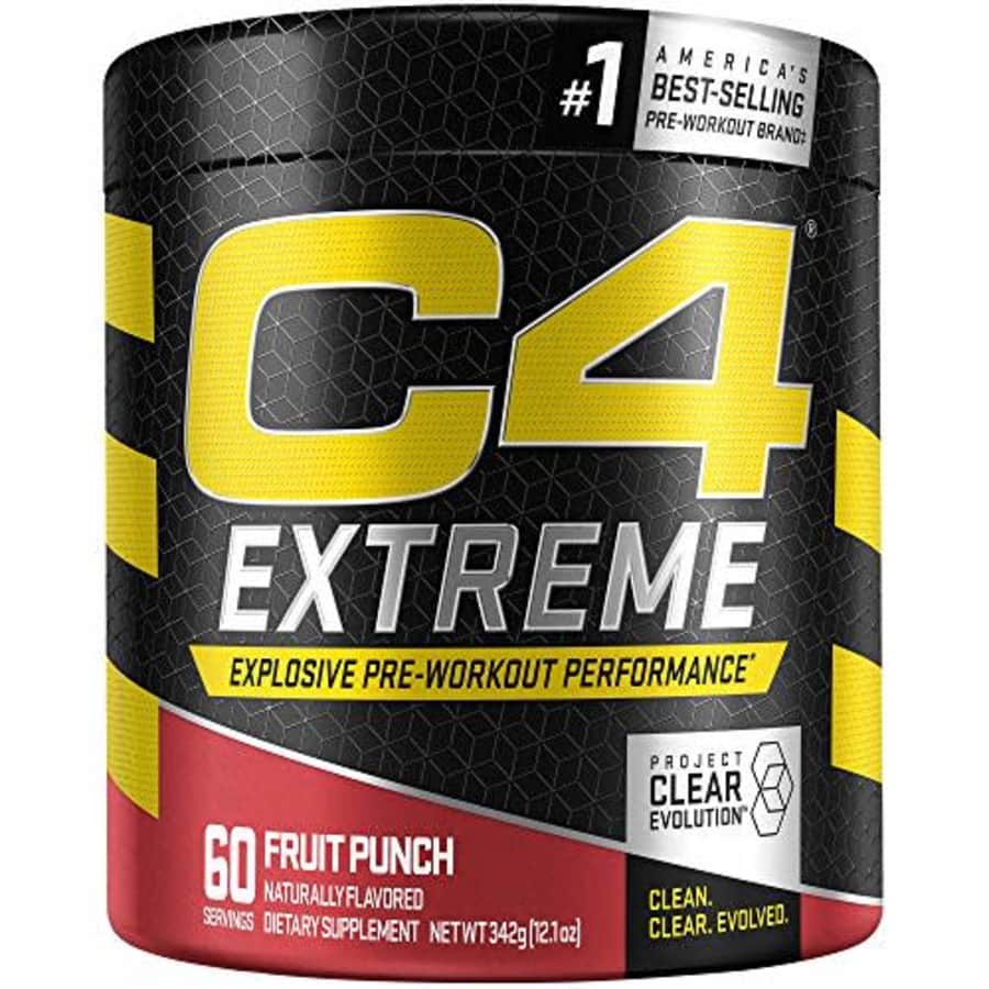 Cellucor C4 Extreme Pre Workout Powder Fruit Punch | Sugar Free Preworkout Energy Supplement for Men & Women for $52