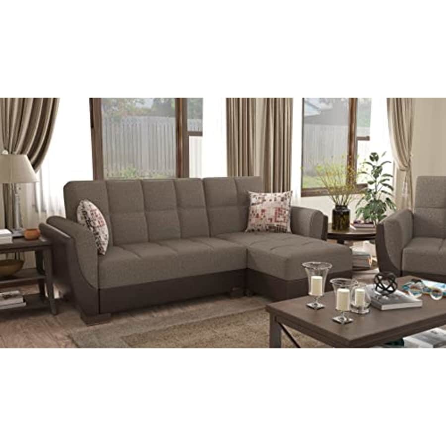 Ottomanson Legacy Air Collection Upholstered Convertible with Storage, Chaise Lounge, for $947