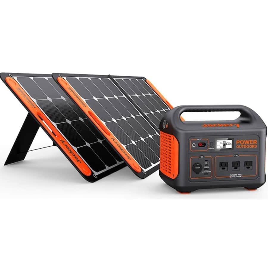 Jackery 2,000W Peak Solar Generator 880 w/ 2 Solar Panels for $1,191