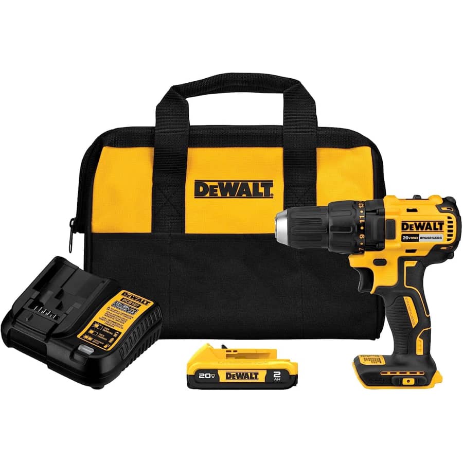 DeWalt 20V MAX 1/2" Cordless Drill Driver: $99