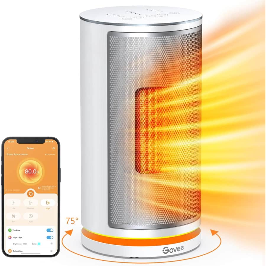 Govee Smart Space Heater for $30