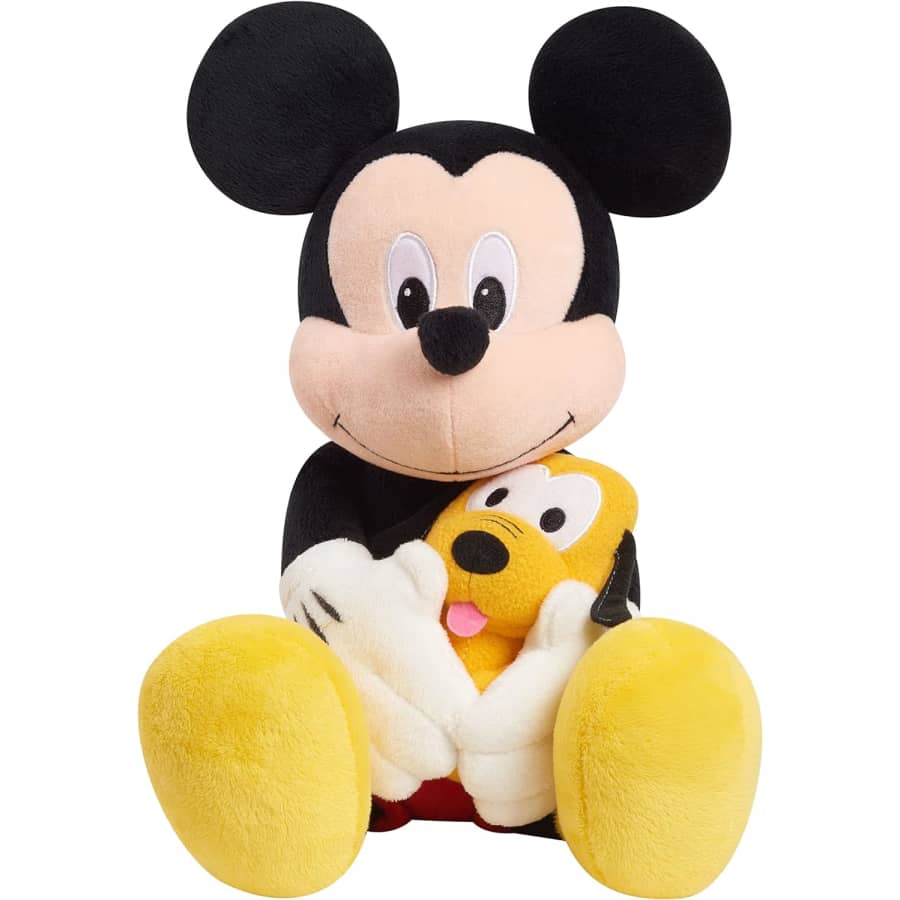 Disney Classics Lil Friends 11.5" Mickey Mouse and Pluto Plush for $7