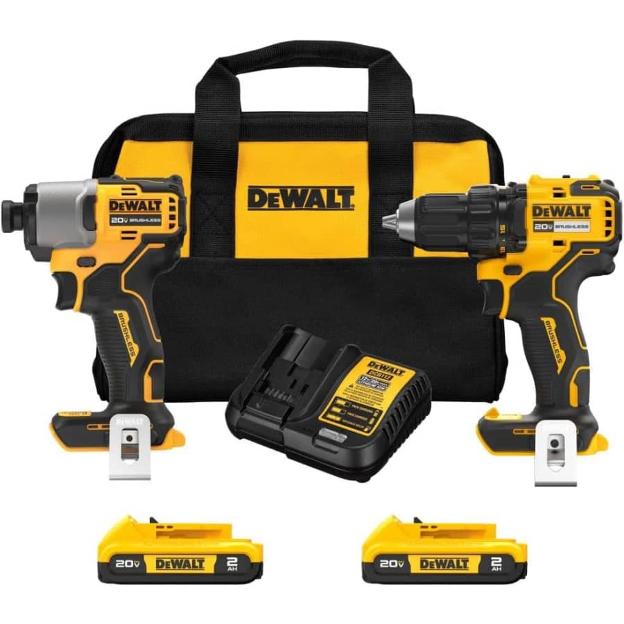 DeWalt 20V MAX 2-Tool Brushless Power Tool Combo Kit: $149