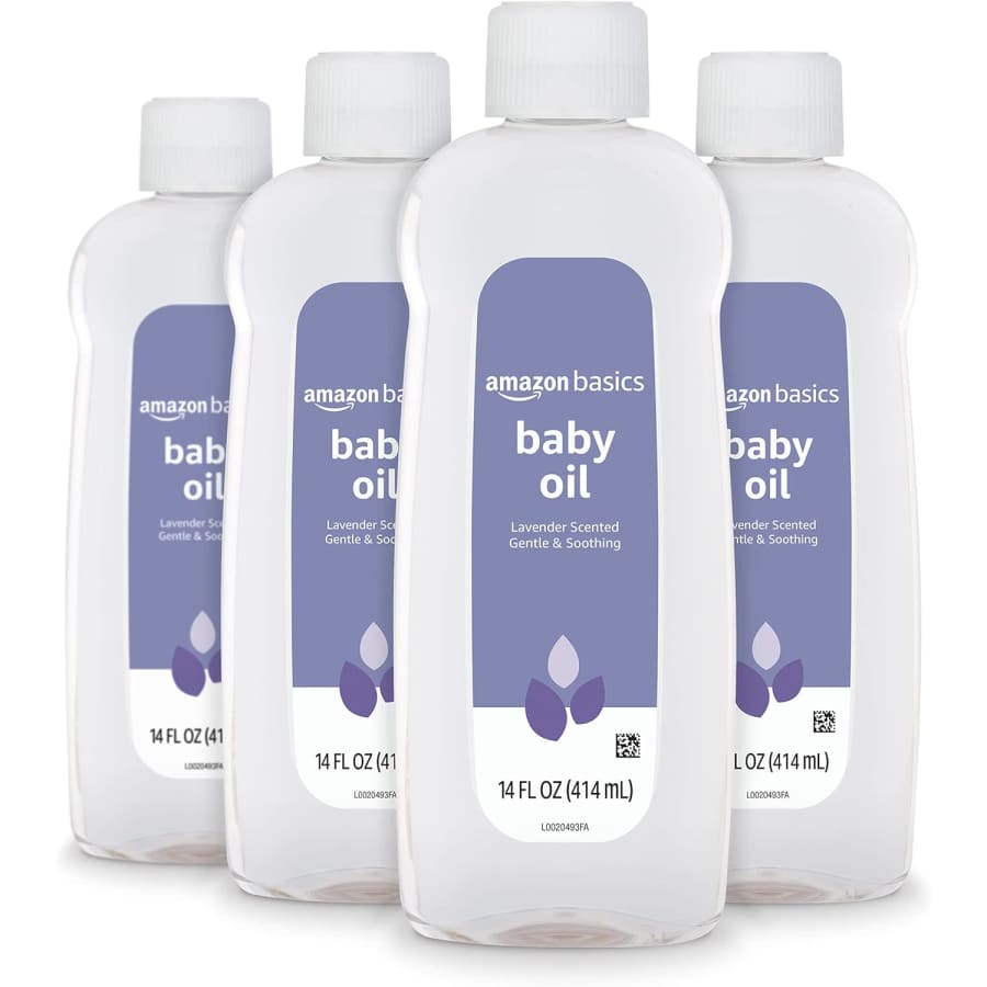 Amazon Basics Baby Oil 14-oz. Bottle 4-Pack for $7 Amazon Basics Baby Oil 14-oz. Bottle 4-Pack for $7