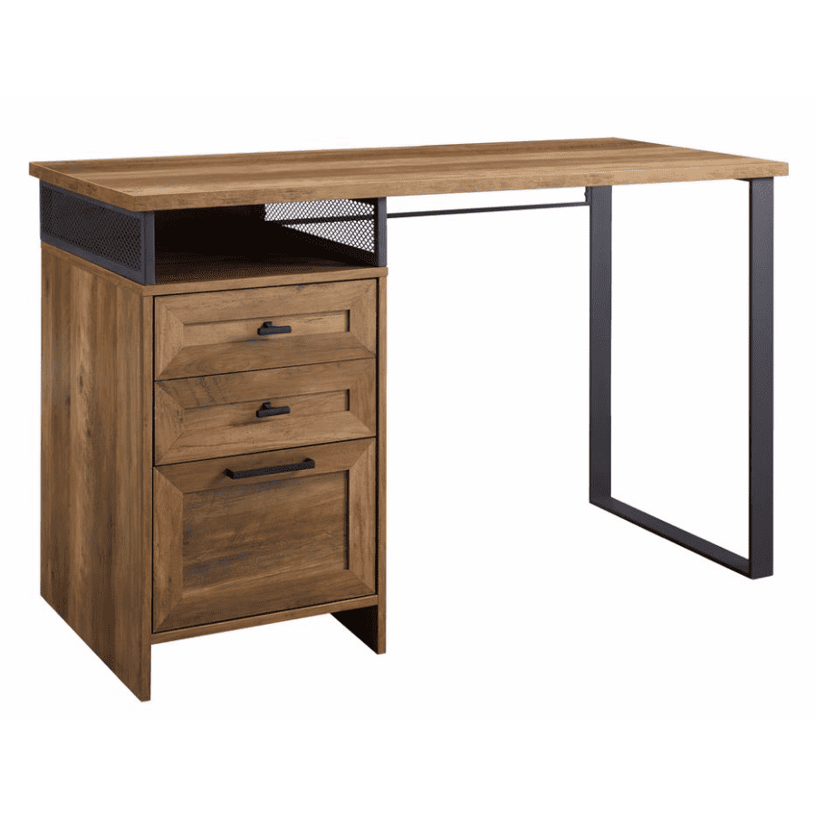 Welwick Designs 48" 3-Drawer Computer Desk w/ Cubby for $236