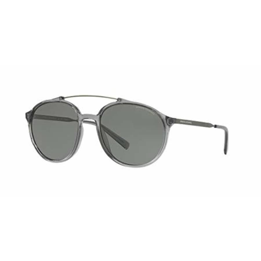 Armani Exchange Man Sunglasses, Grey Lenses Injected Frame, 57mm for $99