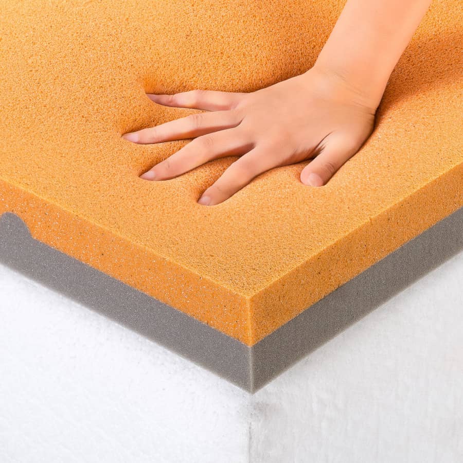 Zinus 3" Copper Pressure Relief TorsoTec Memory Foam Queen Mattress Topper for $77