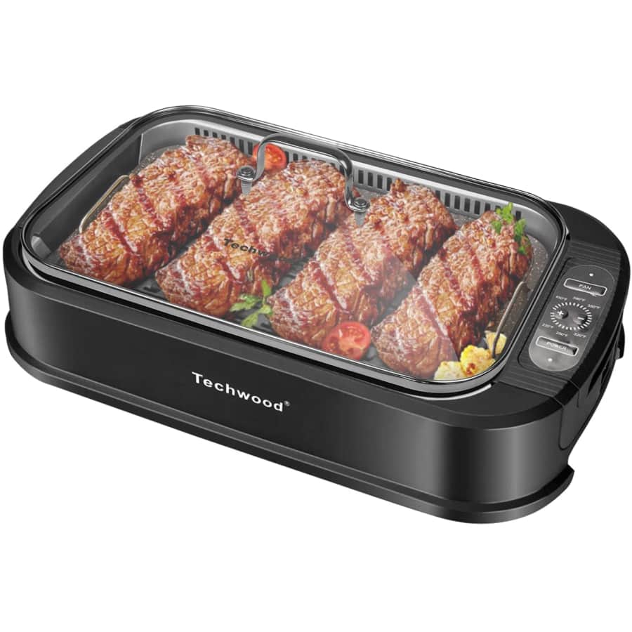 Techwood Indoor Electric Grill for $62 Techwood Indoor Electric Grill for $62