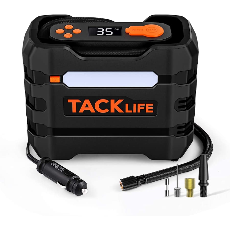 Tacklife 150-PSI 12V Digital Portable Air Compressor for $21 Tacklife 150-PSI 12V Digital Portable Air Compressor for $21
