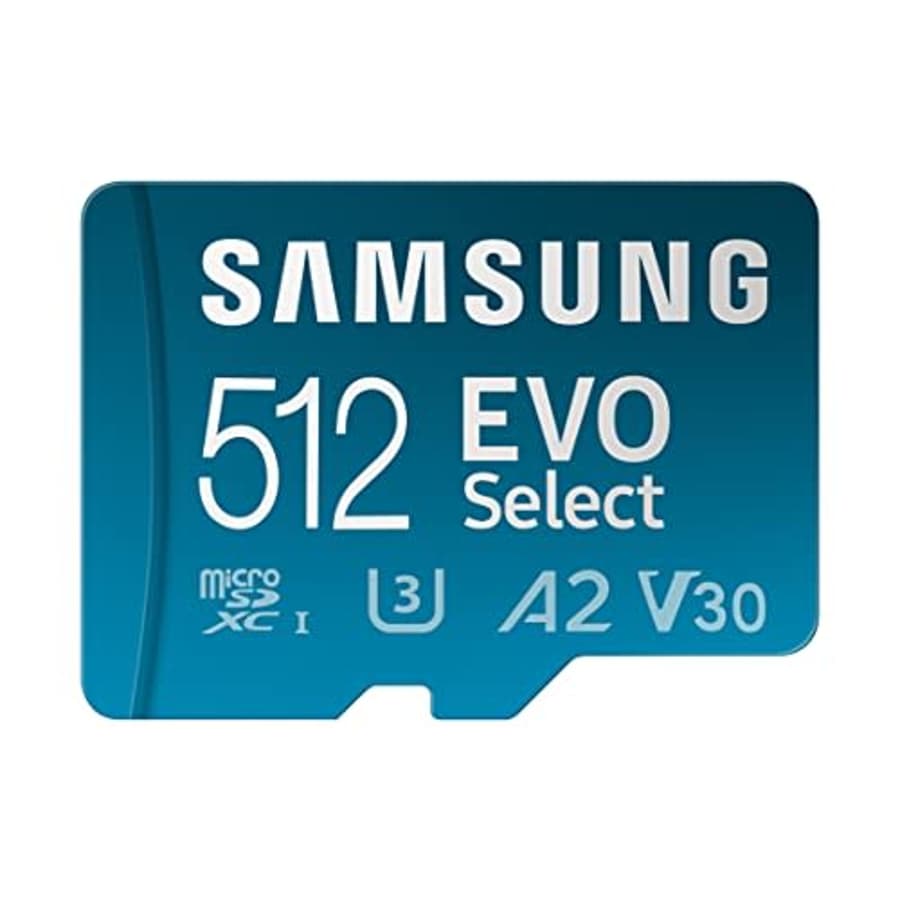 Samsung EVO Select 512GB UHS-I microSD Card for $25 Samsung EVO Select 512GB UHS-I microSD Card for $25