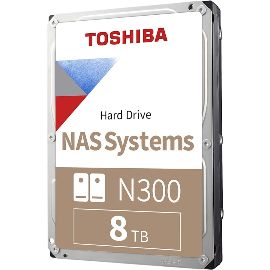 Toshiba N300 8TB NAS 3.5-Inch Internal Hard Drive for $219