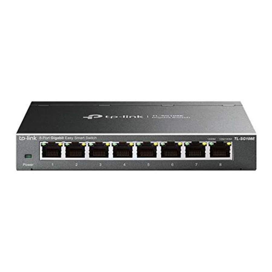 TP-Link TL-SG108E 8-port gigabit smart switch for $27