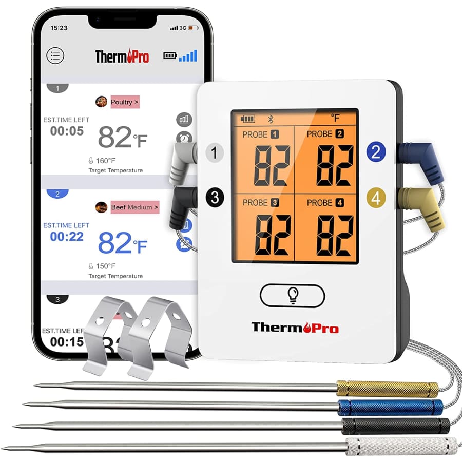 ThermoPro Wireless Bluetooth Meat Thermometer for $60 ThermoPro Wireless Bluetooth Meat Thermometer for $60