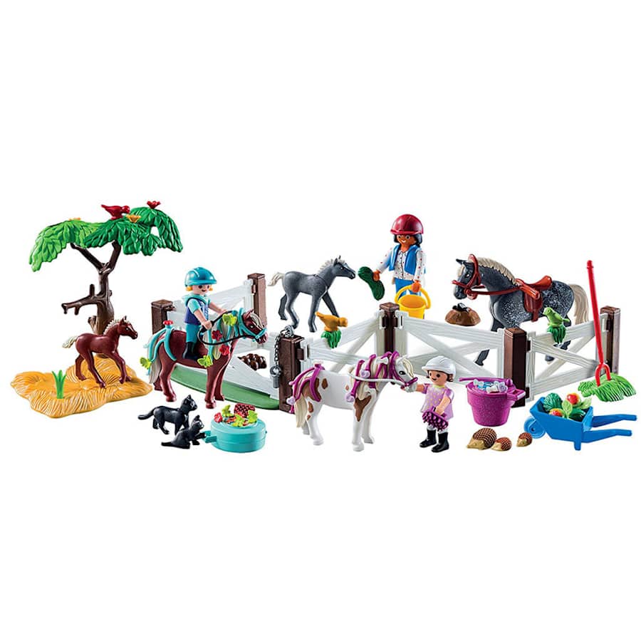 Playmobil Horse Farm Advent Calendar for $16