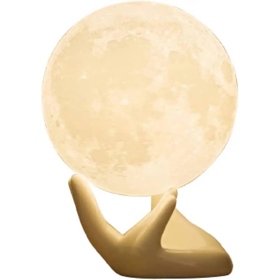 Mydethun Moon Lamp w/ Touch Control for $17 Mydethun Moon Lamp w/ Touch Control for $17