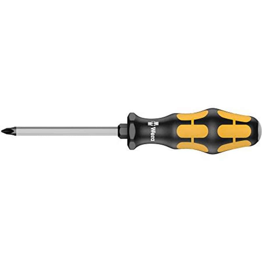 Wera 05017005001 Kraftform Plus 917 SPH Phillips Screwdriver, PH 1 Head, 3 1/8" Blade Length for $13