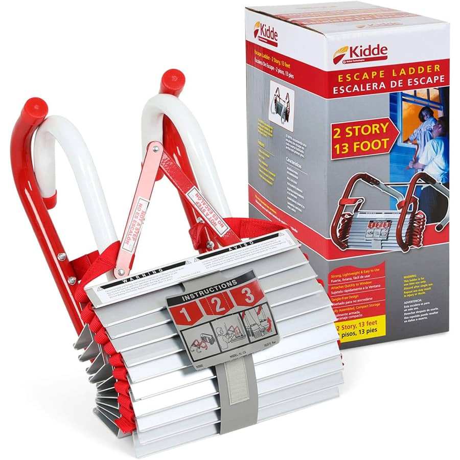 Kidde 2-Story 13-Foot Escape Ladder for $41 Kidde 2-Story 13-Foot Escape Ladder for $41