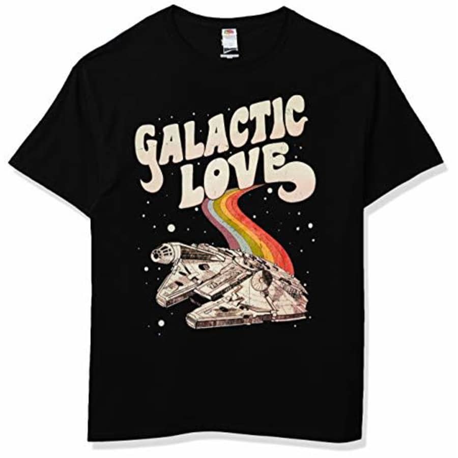 Star Wars Men's T-Shirt, BLACK, xx-large for $7