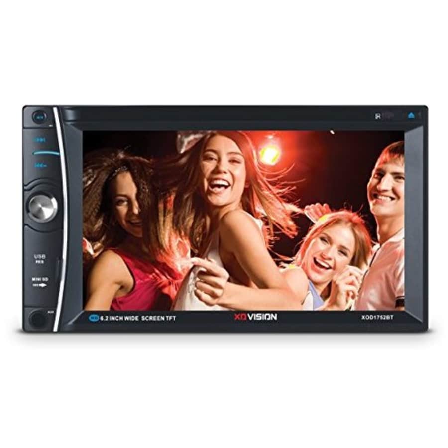 XO Vision In-Dash 6.2" Touch Screen Bluetooth Multimedia DVD Receiver for $60