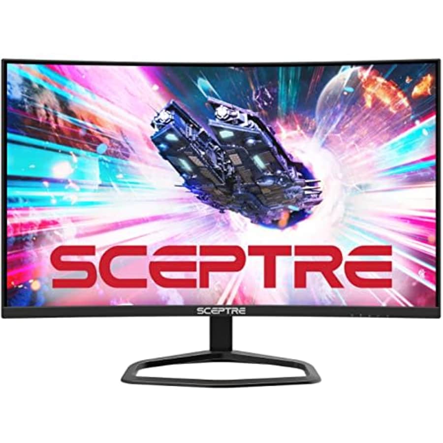 Sceptre 27-inch Curved Gaming Monitor up to 240Hz DisplayPort HDMI 1ms 99% sRGB Build-in Speakers, for $170 Sceptre 27-inch Curved Gaming Monitor up to 240Hz DisplayPort HDMI 1ms 99% sRGB Build-in Speakers, for $170