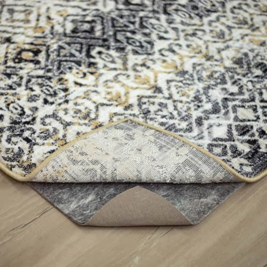 Mohawk Home 6' x 9' Non Slip Rug Pad Gripper 1/4 Thick Dual Surface Felt + Rubber Gripper - Safe for $59 Mohawk Home 6' x 9' Non Slip Rug Pad Gripper 1/4 Thick Dual Surface Felt + Rubber Gripper - Safe for $59