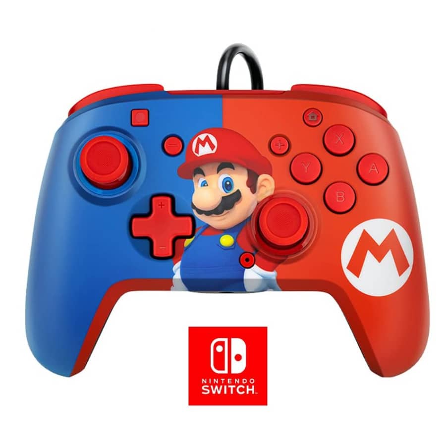 PDP Gaming Faceoff Deluxe+ Wired Controller for Nintendo Switch for $20