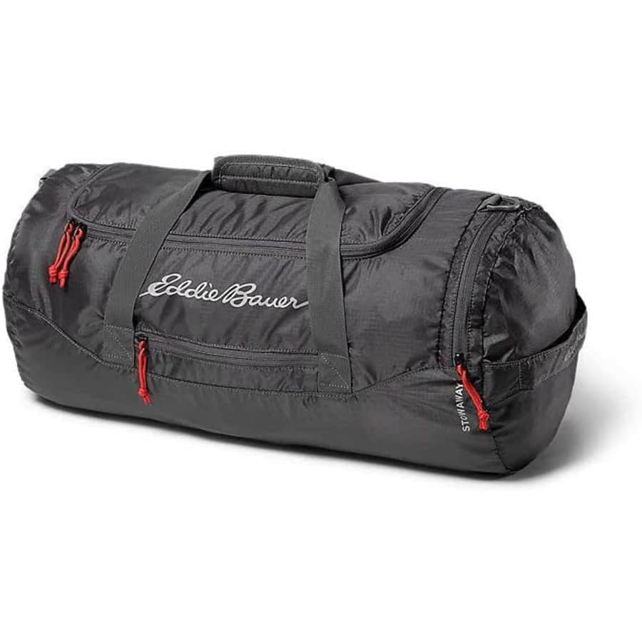 Eddie Bauer 45L Stowaway Packable Duffel Bag for $33 Eddie Bauer 45L Stowaway Packable Duffel Bag for $33