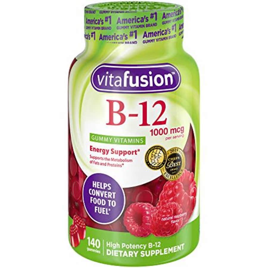 Vitafusion Vitamin B-12 1000 mcg Gummy Supplement, 140ct for $11