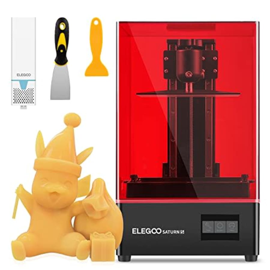 ELEGOO Saturn S Large 3D Resin Printer MSLA 3D Printer with 9.1 inch 4K Monochrome LCD and Matrix for $247 ELEGOO Saturn S Large 3D Resin Printer MSLA 3D Printer with 9.1 inch 4K Monochrome LCD and Matrix for $247