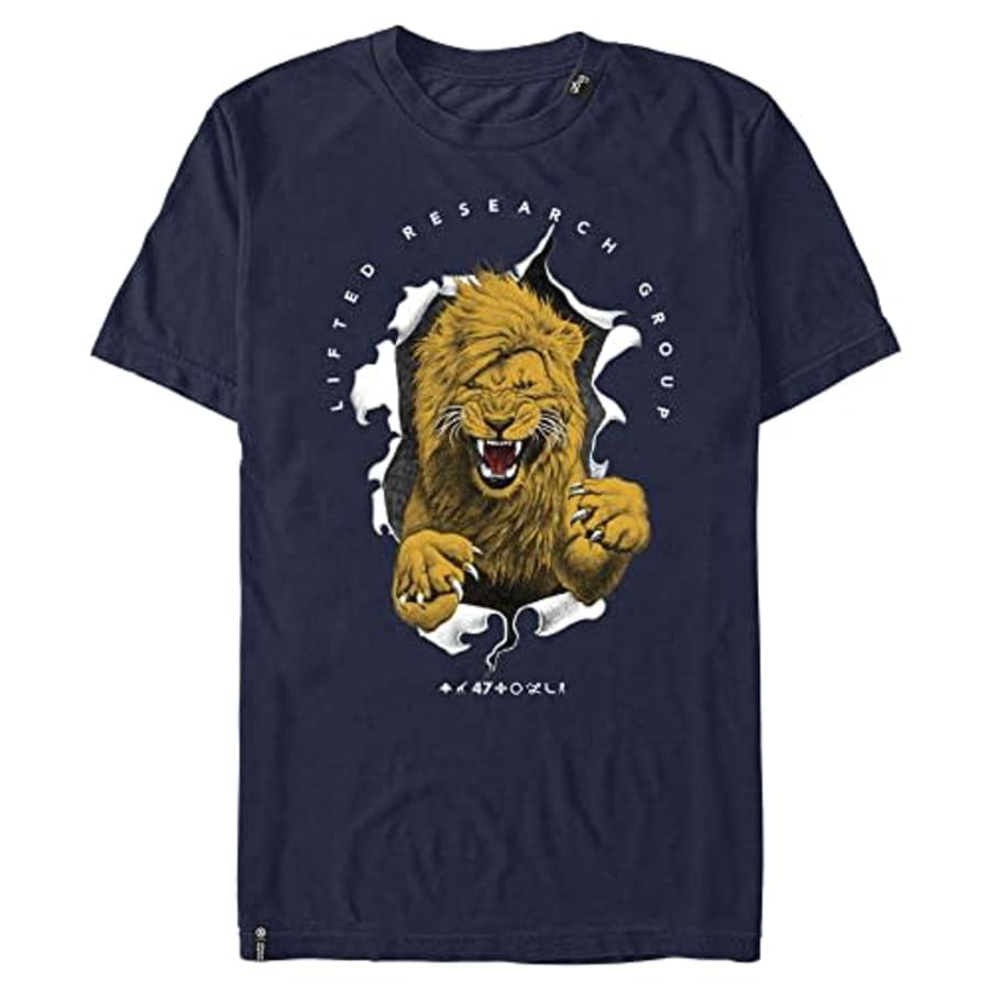 LRG Lifted Research Group Zion Lion Young Men's Short Sleeve Tee Shirt, Navy Blue, Medium for $12 LRG Lifted Research Group Zion Lion Young Men's Short Sleeve Tee Shirt, Navy Blue, Medium for $12